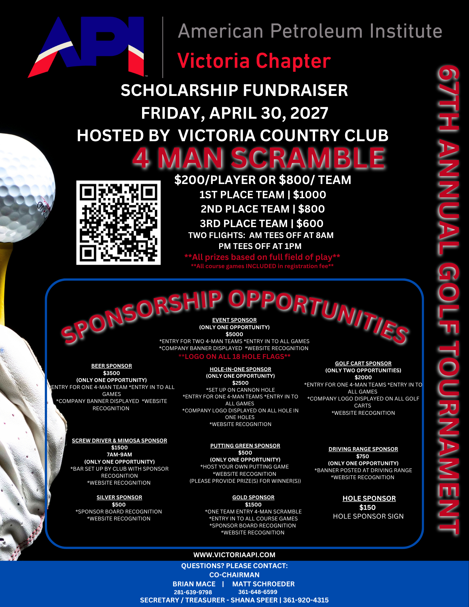 67th Annual API Golf Tournament